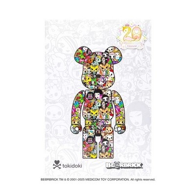 SIGNED Bearbrick TOKIDOKI 20th Anniversary 100% & 400% DesignerCon