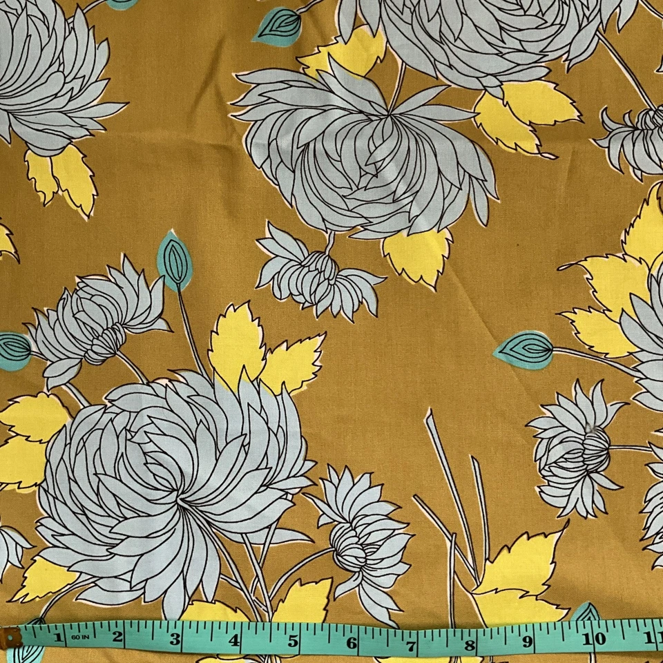 Belle by Amy Butler Floral Cotton Fabric for Rowan Home Decor 4 Yards x 44" OOP - Image 2 of 4