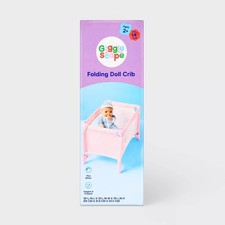 Giggle Scape Folding Doll Crib-Playpen Up to 14" Dolls BRAND NEW