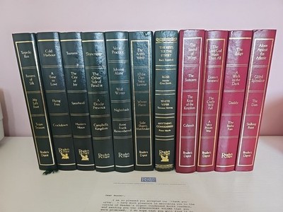 Readers Digest Condensed Books Job Lot Bundle Hardbacks Vintage X 11 & Letter