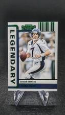 2022 Contenders Football Legendary John Elway, Emerald Variation-Broncos