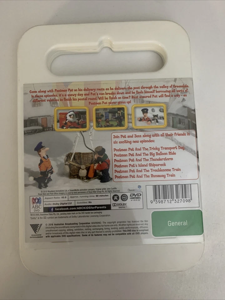 Postman Pat Tricky Transport Day (DVD, 2016) Animation Region 4 - Image 2 of 3