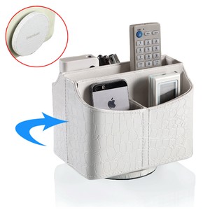 rotatable 360 remote control controller organizer spinning desktop