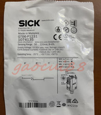 Original SICK GTB6-P1231 1074135 Photoelectric Sensor NEW 1PC 3months warranty