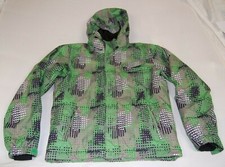 ROSSIGNOL SKI SNOWBOARDING JACKET EXPERT 10000 GREEN ZIP SIZE 16 JACKET - H337
