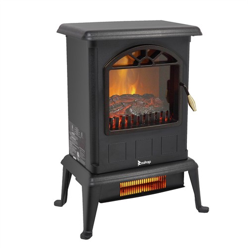 Portable 1500W Home Office Infrared Heater Electric Fireplace Stove Space Heater