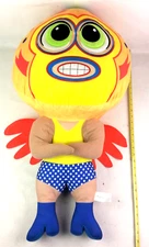 Luchador Plush 30" HUGE Fiesta Amparin Stuffed Toy Mexican Masked Wrestler