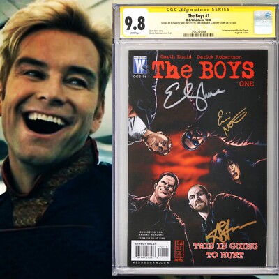 CGC 9.8 SS The Boys #1 signed Antony Starr Erin Moriarty