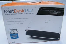 Neat Desk Plus Pass-Through Scanner White Home Office Edition