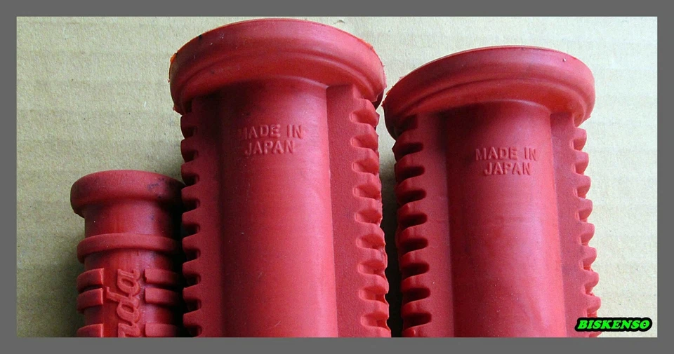 Fit Honda CB100 CB125 CB175 Front Foot Peg & Kick Starter Rubber  Red  #BI5875# Foto 3 de 4