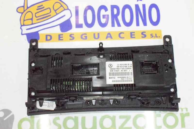 MERCEDES BENZ E Class W212 Heater Climate Control Unit 2129006527 