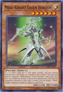 Mekk-Knight Green Horizon - EXFO-EN015 - Common - 1st Edition x3 - Near Mint