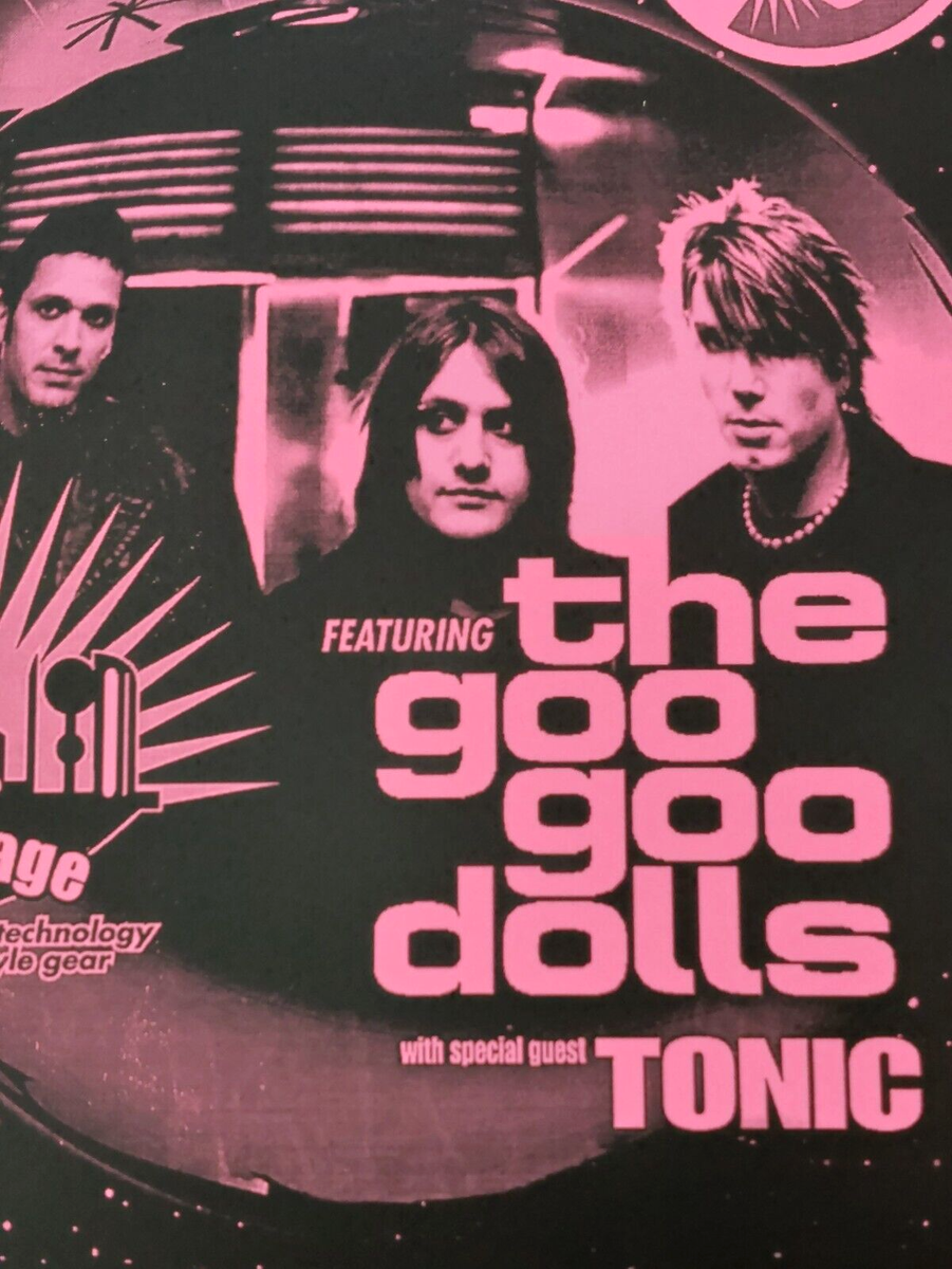 GOO GOO DOLLS 1999 MUSIC & TECHNOLOGY Tour Poster Handbill 11x17