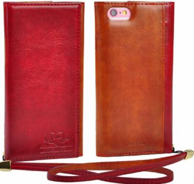 Hochwertige luxuriöse Handy Hülle Flipcase für Apple iPhone 6 6S Retro