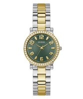 Guess Damen Uhr Armbanduhr Fawn GW0686L2 Edelstahl Bicolor