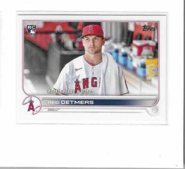 2022 Topps Update Reid Detmers Rookie #US62 Angels