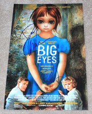 TIM BURTON DANNY ELFMAN SIGNED 'BIG EYES' 12X18 MOVIE POSTER PHOTO W/COA 2014