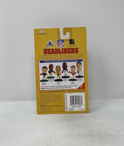 Emmitt Smith Dallas Cowboys NFL Throwbacks Collection Headliners Figure!!! - Picture 4 of 7