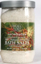 1 Count Dead Sea Collection 34.2 Oz Eucalyptus Oil Natural Dead Sea Bath Salts