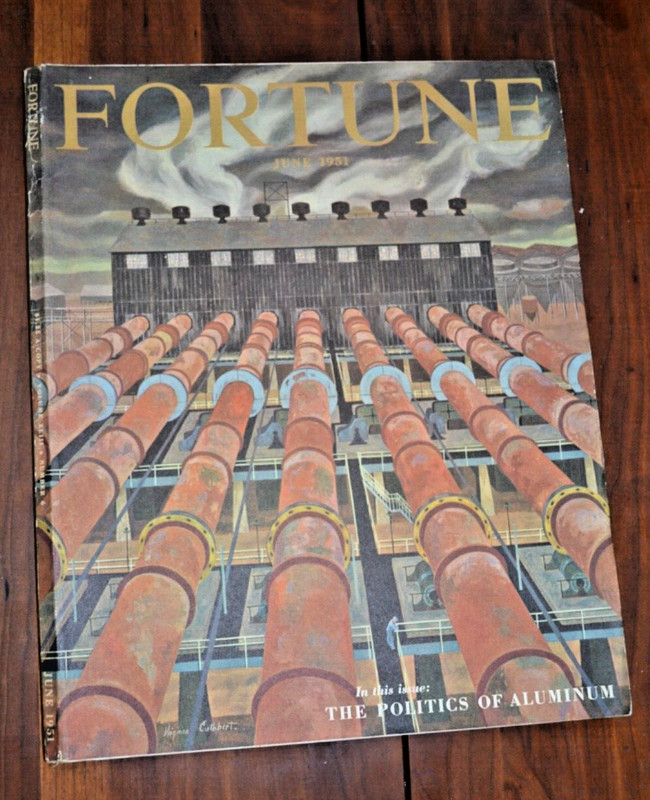 1951 JUNE FORTUNE MAGAZINE - THE POLITICS OF ALUMINUM - F 881