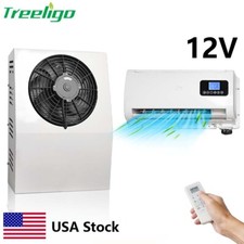 12v Electric Truck Air Conditioner Split Car Rv Bus Ac Kit 12000btu Metal Shell