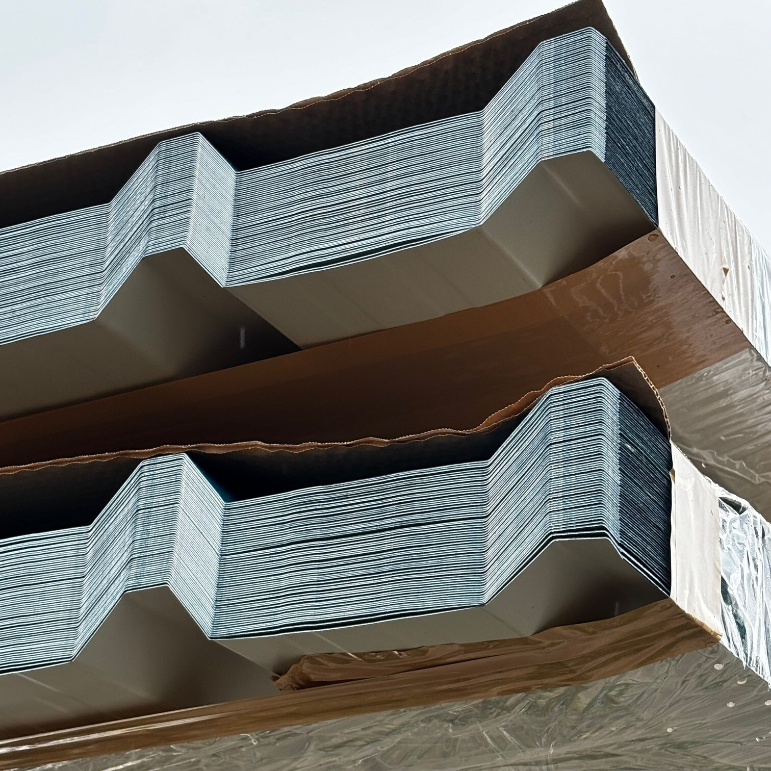 Box Profile Metal Roof Sheets (Seconds) 0.50mm Azure Blue Plastisol 3m ...