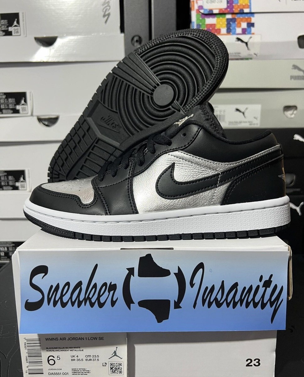 Size Air Jordan SE Low Silver Toe Women's Brand New