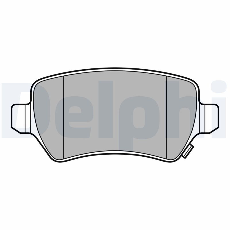 Plaquettes DELPHI LP3615 anti-bruit pour réparer le freinage KIA CEE'D
