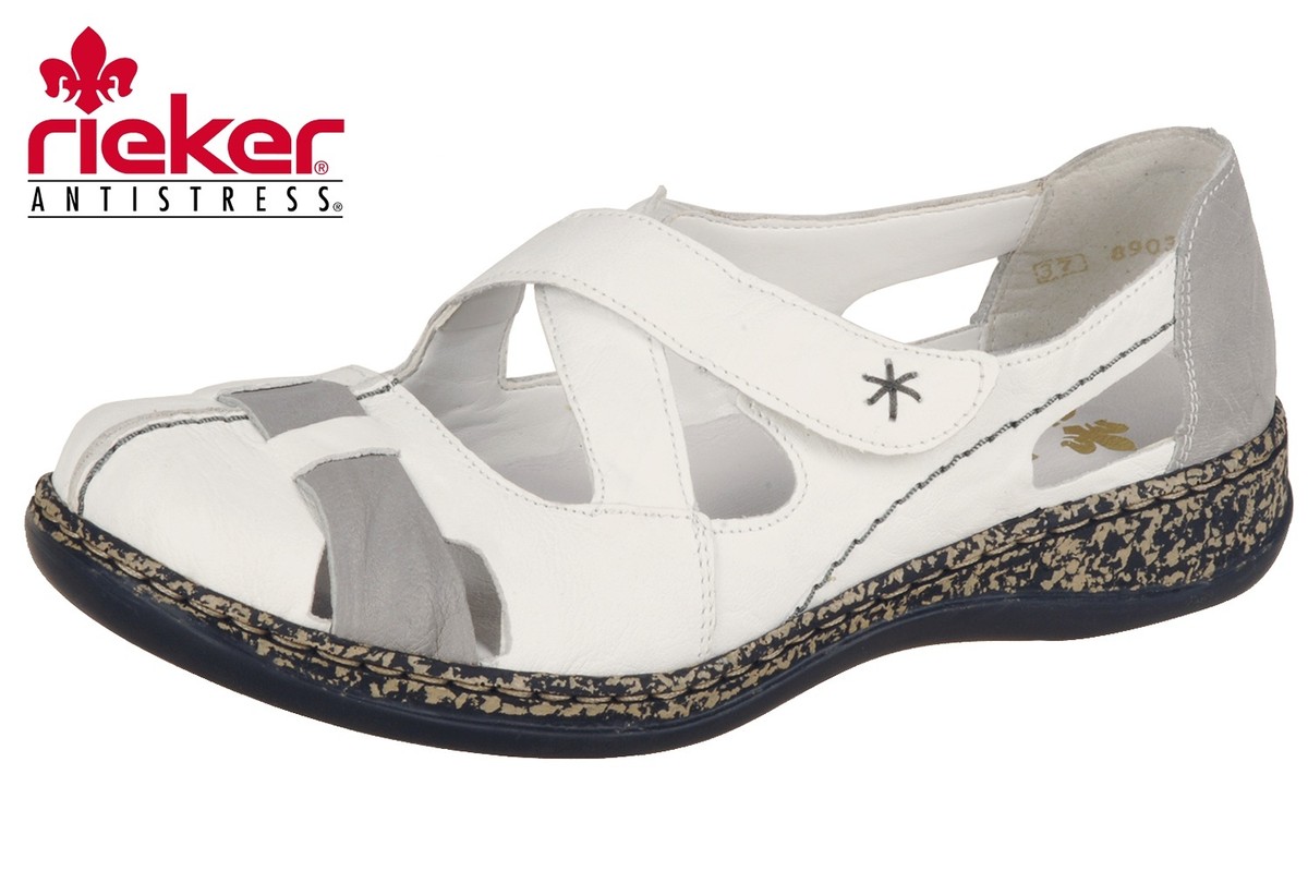 rieker sandale weiß