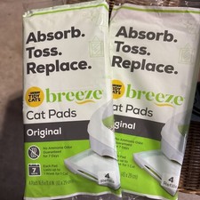 Purina Tidy Cats Breeze Litter System Cat Pad Refills Breeze Original, 4 Refills