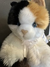 Plush Aurora Flopsies Calico Kitty Cat With Tags Stuffed Animal
