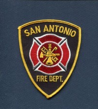 SAN ANTONIO TX FIRE DEPARTMENT Emergency Firefighter Patch