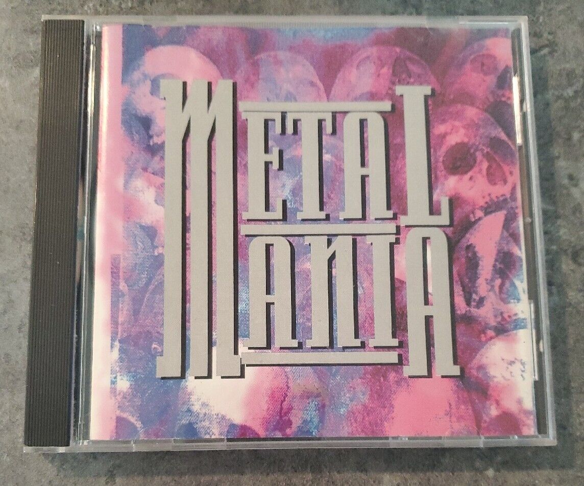 METAL MANIA CD 1991 RARE OOP 80s Hair Heavy Comp L.A. Guns Bang Tango Ace Vixen