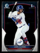 2023 Bowman #BCP-137 Juan Alonso Chrome Prospects Card Los Angeles Dodgers