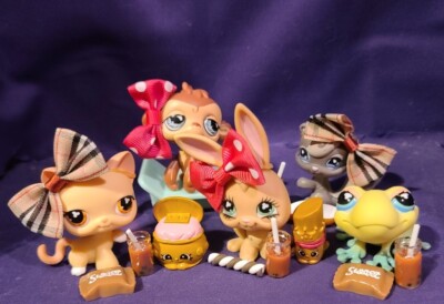 LITTLEST PET SHOP CLUBHOUSE 484 Squirrel 485 533 Cat 532 Frog 531 Rabbit RARE