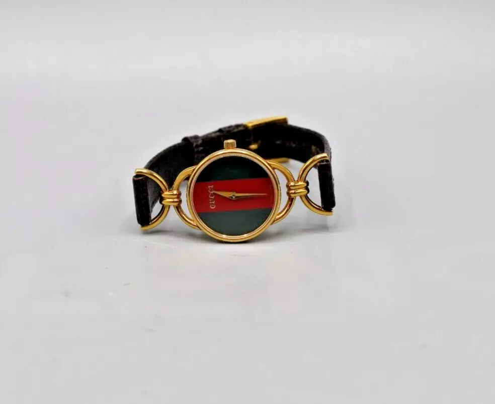 Montre Gucci Sherry Line ton or 6000,2,L *occasion* livraison gratuite