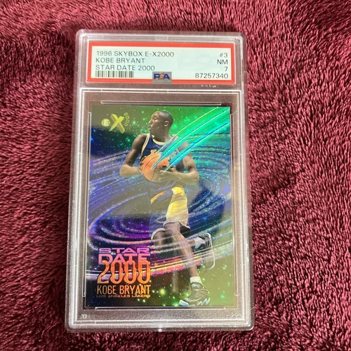 1996 SKYBOX E-X2000 KOBE BRYANT #3 STAR DATE 2000 ROOKIE PSA 7 NM