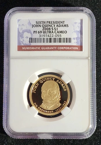 FIFTH PRESIDENT JAMES MONROE 2008 S DOLLAR NGC PF 69 ULTRA CAMEO. Our SC148