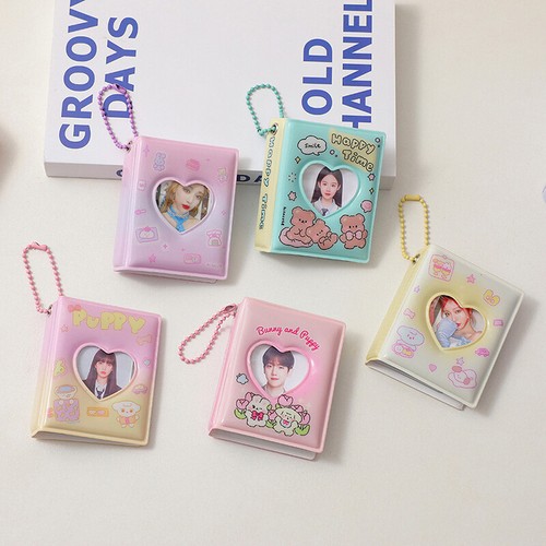 Mini -Fotoalbum PVC Transparent Name Kartenhalter 32 Taschen Kpop -Kartenbinder - Picture 8 of 16