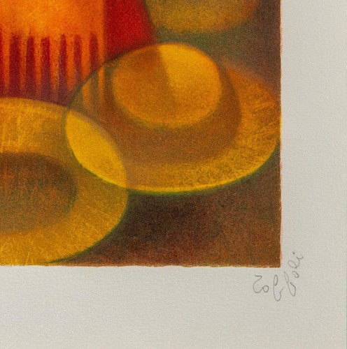Louis TOFFOLI : La Marchande de chapeaux - Lithographie originale signée - Imagen 3 de 4