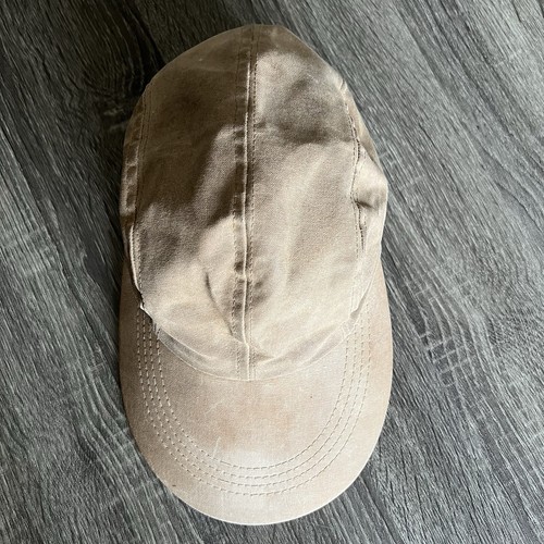Vintage CC Filson Waxed Canvas Long Bill Fishing Cap Hat Size Medium - Picture 7 of 12