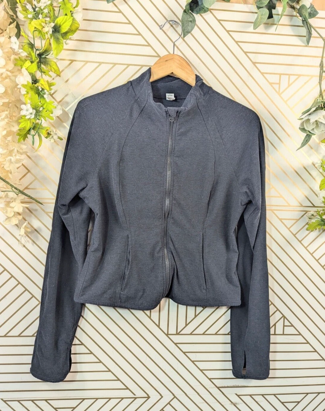 yogalicious ultra soft lightweight full zip yoga pockets jacket