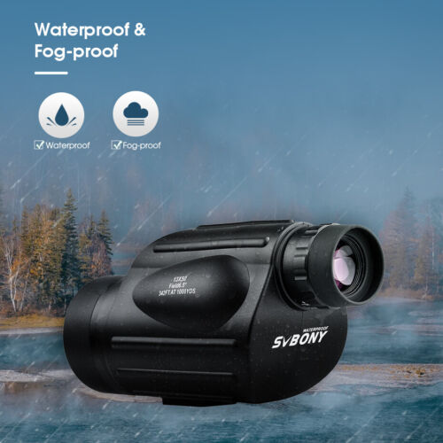 SVBONY SV49 13x50 Waterproof Monocular Compact Telescope Birding Observation - Picture 6 of 13