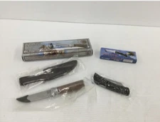 Chipaway Classics Hunting Knife w/ Sheath & Frost Eagle Eye III Knife