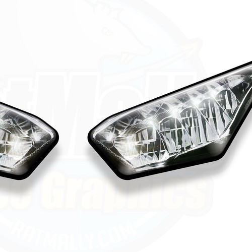 HEADLIGHT STICKERS v1 "SP" / HONDA CBR1000RR 2017-19 Race Track Graphics WSB - Picture 2 of 4