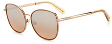 Kate Spade MARYAM/G/S 0AU2 Red Gold / Silver Mirror Shaded Brown Lens Sunglasses