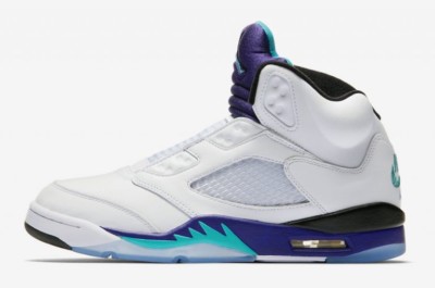 Nike Air Jordan 5 V Sz 9.5 Fresh Prince Of Bel Air Grape Supreme