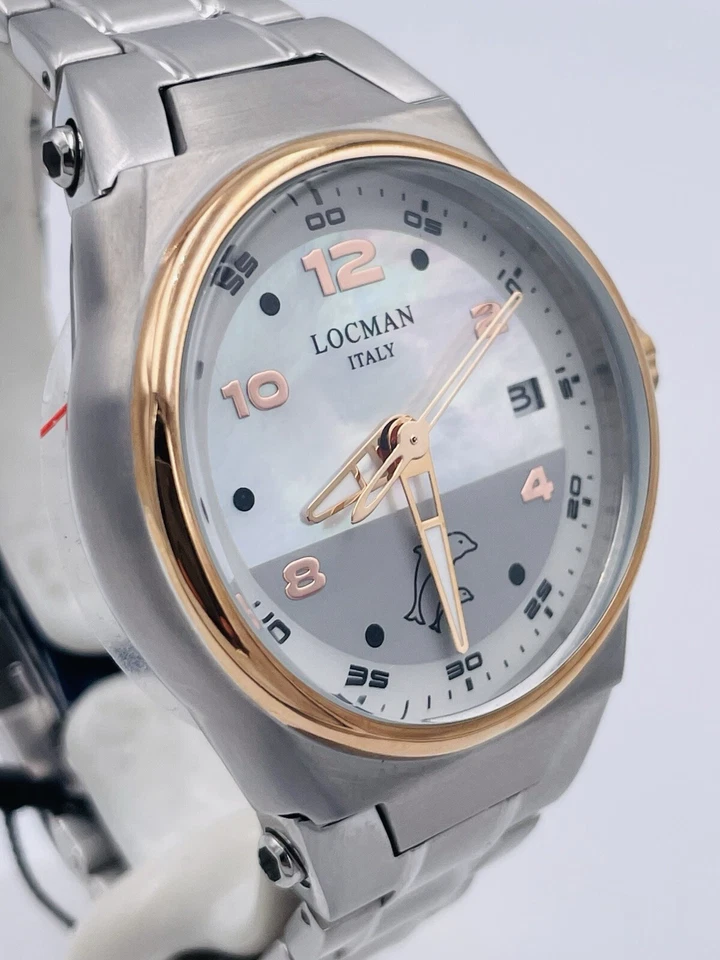 Orologio Locman Mare 558ACOW/498 39mm Wr100m Titanio/Acciaio Scontatissimo Nuovo - Immagine 3 di 4