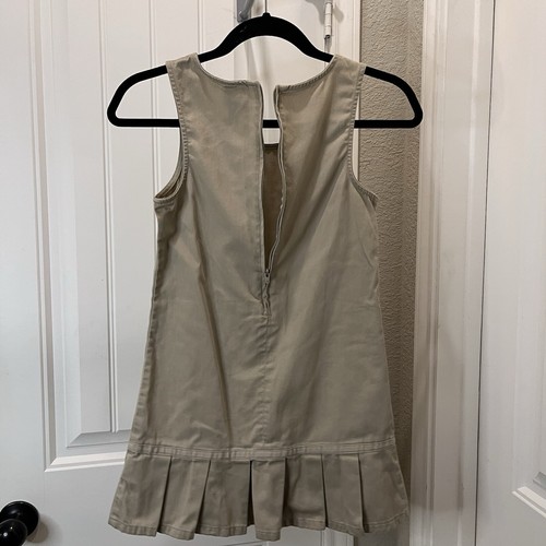 French Toast Khaki Uniform School Dress Sleeveless Tan Kids Youth Girls Size 8 - Picture 10 of 11