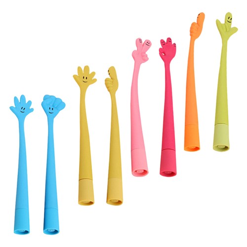8 Pcs Cartoon Emoticon Pen Student Child Nice Ballpoint Pens Inspirational - Afbeelding 11 van 12